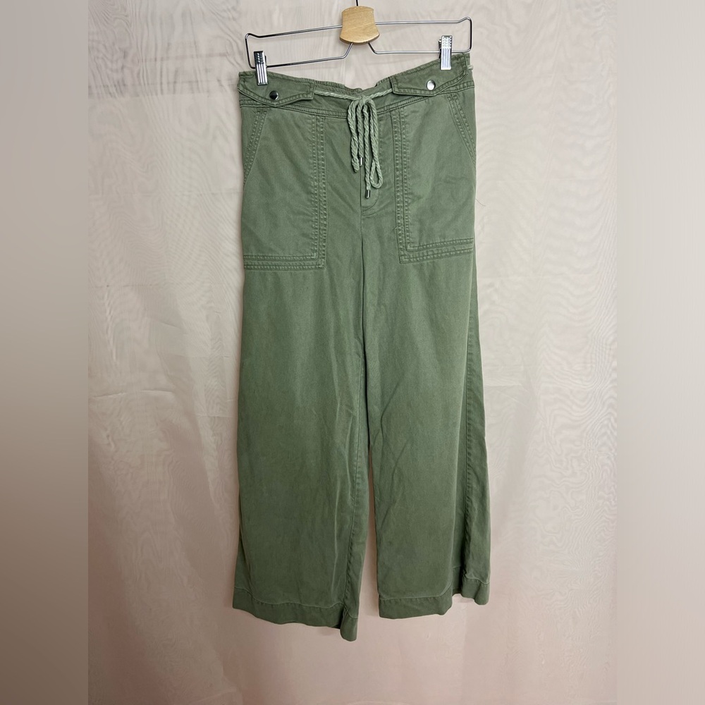 Joie wide leg lightweight green pants